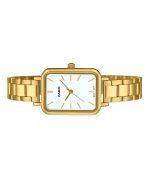 Casio Standard Analog Gold Tone Stainless Steel White Dial Quartz LTP-V009G-7E Women's Watch