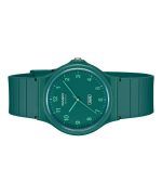 Casio POP Analog Bio Based Resin Strap Green Dial Quartz MQ-24B-3B Unisex Watch