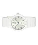 Casio POP Analog Bio Based Resin Strap Silver Dial Quartz MQ-24B-7B Unisex Watch