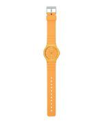 Casio POP Analog Bio Based Resin Strap Orange Dial Quartz MQ-24B-9B Unisex Watch