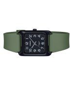 Casio Standard Analog Green Resin Strap Black Dial Quartz MTP-B175-3BV Men's Watch