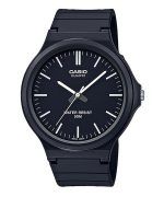 Casio Youth Analog Resin Strap Black Dial Quartz MW-240-1EV Men's Watch