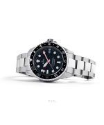 Ratio FreeDiver GMT Series Sapphire Stainless Steel Black Dial Automatic RTF051 200M Men's Watch