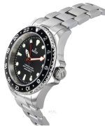 Ratio FreeDiver GMT Series Sapphire Stainless Steel Black Dial Automatic RTF051 200M Men's Watch