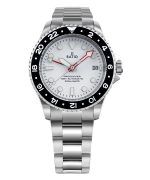 Ratio FreeDiver GMT Series Sapphire Stainless Steel White Dial Automatic RTF057 200M Men's Watch