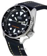 Seiko Automatic Diver's Ratio Black Leather SKX007K1-LS2 200M Men's Watch