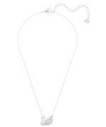 Swarovski Swan White Rhodium Necklace 5514421 For Women