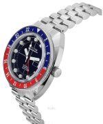 Bulova Oceanographer GMT Stainless Steel Blue Dial Automatic Divers 96B405 200M Mens Watch