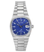 Bulova Classic Super Seville 262kHz Precisionist Stainless Steel Blue Dial Quartz 96B440 Men's Watch