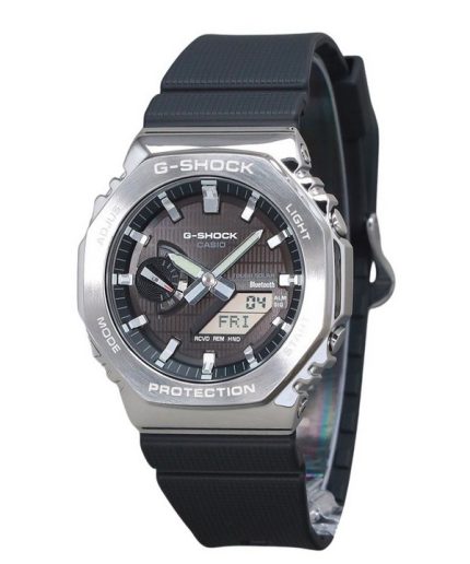 Casio G-Shock G-Steel Analog Digital Smartphone Link Bio Based Resin Strap Black Dial Tough Solar GBM-2100-1A 200M Men's Watch