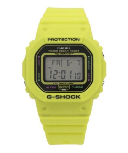 Casio G-Shock Energy Pack Series Digital Yellow Bio Based Resin Strap Quartz GMD-S5600EP-9 200M Women's Watch