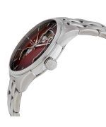 Hamilton Jazzmaster Stainless Steel Burgundy Open Heart Dial Automatic H32675170 Men's Watch