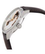 Hamilton Jazzmaster Leather Strap Silver Open Heart Dial Automatic H32675551 Men's Watch