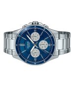 Casio Standard Analog Ion Plated Stainless Steel Blue Dial Quartz MTP-1374D-2A3V Men's Watch