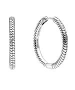 Pandora Moments Charm Hoop Earrings 299532C00 For Women