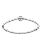 Pandora Moments Barrel Clasp Snake Chain Bracelet 598816C00-20 For Women