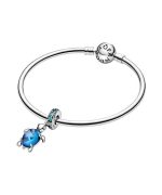 Pandora Murano Glass Sea Turtle Dangle Charm 798939C01 For Women