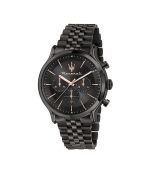 Maserati Epoca Limited Edition Chronograph Stainless Steel Black Dial Quartz R8873618019 100M Mens Watch