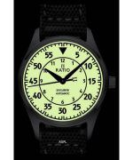 Ratio Skysurfer Pilot Full Luminous Dial Leather Automatic RTS324 200M Mens Watch