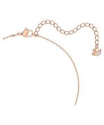 Swarovski Una Rose Gold Tone Plated And Zirconia Necklace And Earrings Set 5516488 For Women