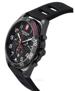 Victorinox Swiss Army Fieldforce Sport Chronograph Rubber Strap Black Dial Quartz 241889 100M Men's Watch