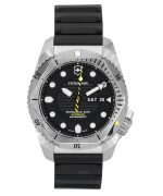 Victorinox Swiss Army Dive Pro Rubber Strap Black Dial Automatic Diver's 241994 300M Men's Watch