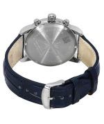 Zeppelin LZ 14 Marine Chronograph Leather Strap Blue Dial Quartz 88883 Men's Watch