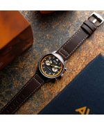 AVI-8 Hawker Hurricane Carey Dual Time Imperial War Museums Edition Black Dial Quartz AV-4088-07 Men's Watch