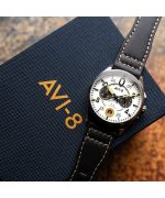 AVI-8 Spitfire Lock Chronograph Imperial War Museums Edition Bethlem White Dial Quartz AV-4089-0B Men's Watch