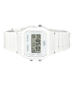 Casio Pop Digital Bio-Based White Resin Strap Quartz F-91WB-7A 100M Unisex Watch