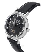 Iron Annie Amazonas Impression Leather Strap Black Dial Automatic 59602 Men's Watch