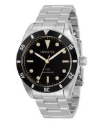 Invicta Vintage Pro Diver Stainless Steel Black Dial Automatic Divers 31290 200M Mens Watch