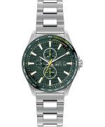 Invicta Racing Stainless Steel Green Dial Quartz 47549 Mens Watch