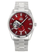 Orient Classic Contemporary Stainless Steel Red Open Heart Dial Automatic RA-AR0010R Men's Watch