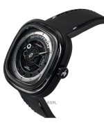 Sevenfriday T-Series NFC Enabled Leather Strap Black Skeleton Dial Automatic T1/04 SF-T1-04 Men's Watch