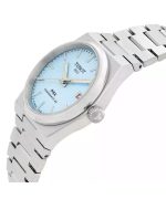 Tissot T-Classic PRX Powermatic 80 Stainless Steel Ice Blue Dial Automatic T137.207.11.351.00 100M Women's Watch