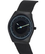 Refurbished Skagen Grenen Solar Halo Midnight Stainless Steel Mesh Black Dial SKW6874 Men's Watch