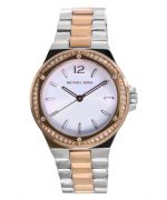 Refurbished Michael Kors Lennox Crystal Accents Silver Dial Quartz MK6989 Women's Watch