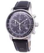 Refurbished Zeppelin 100 Years ED.1 Chronograph Black Dial Germany Made Quartz 76802 Men's Watch