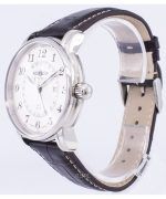 Refurbished Zeppelin LZ127 Graf GMT Leather Strap Ivory Dial Germany Made Quartz 76425 Men's Watch