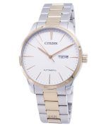 Refurbished Citizen Analog Stainless Steel Ivory Dial Automatic NH8356-87A Men's Watch