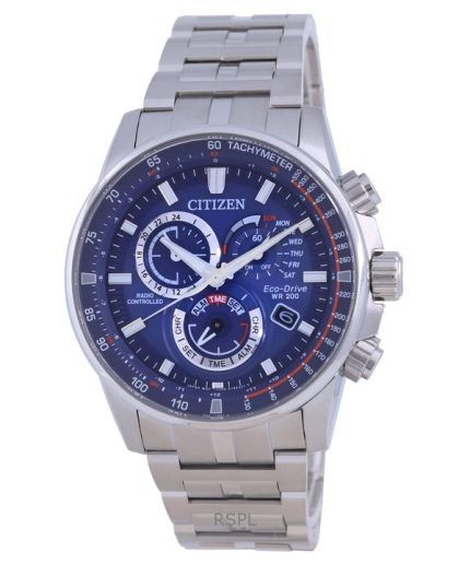 Refurbished Citizen PCAT Radio Controlled Chronograph Blue Dial Eco-Drive Diver's CB5880-54L 200M Men's Watch