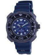 Refurbished Citizen Promaster Polyurethane Strap Blue Dial Eco-Drive Diver's BN0227-09L 200M Men's Watch