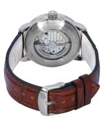 Zeppelin LZ-120 Bodensee Leather Strap Beige Open Heart Dial Automatic 81661 Men's Watch