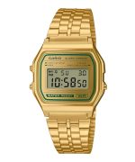 Casio Vintage Digital Gold Tone Dial Quartz A158WEGV-9A Unisex Watch