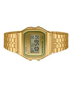 Casio Vintage Digital Gold Tone Dial Quartz A158WEGV-9A Unisex Watch