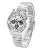 Citizen Tsuno Bull Head Chronograph Stainless Steel Silver Dial Quartz AN3700-62A Mens Watch