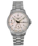 Bauhaus Aviation Titanium Full Luminous Beige Dial Automatic 2860M5 100M Men's Watch