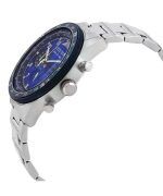 Citizen Eco-Drive Chronograph Stainless Steel Blue Dial CA4554-84L 100M Mens Watch