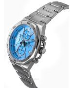 Casio Edifice Standard Chronograph Analog Stainless Steel Blue Dial Quartz EFV-640D-2BV 100M Men's Watch